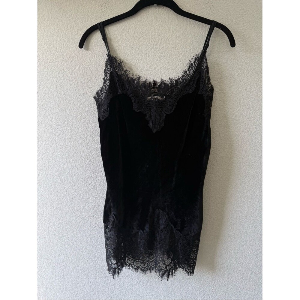Gold Hawk Black Lace Cami